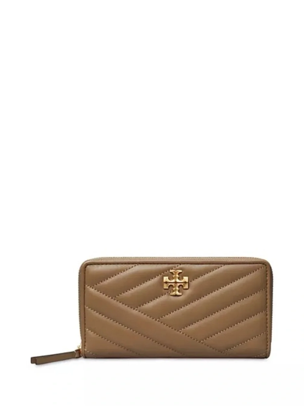 Tory Burch Kira Chevron Leather Zip Continental Wallet